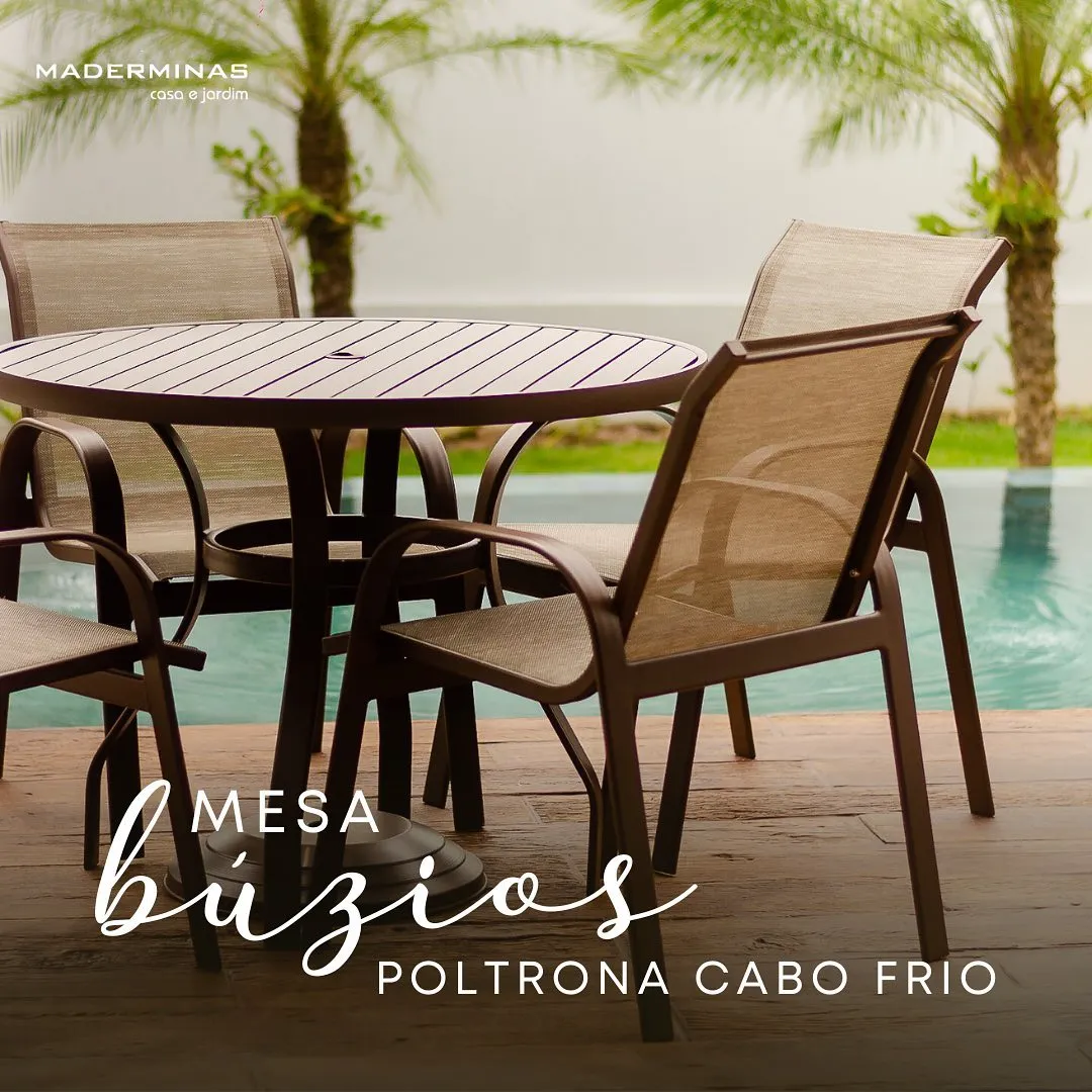 Conjunto Mesa Búzios e Poltrona Cabo Frio